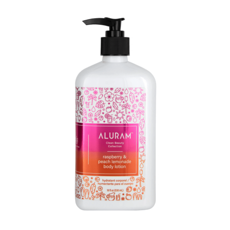 The Warehouse Salon Aluram Raspberry & Peach Lemonade Body Lotion 18oz