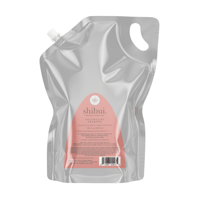 The Warehouse Salon Shibui Volumizing Shampoo side view