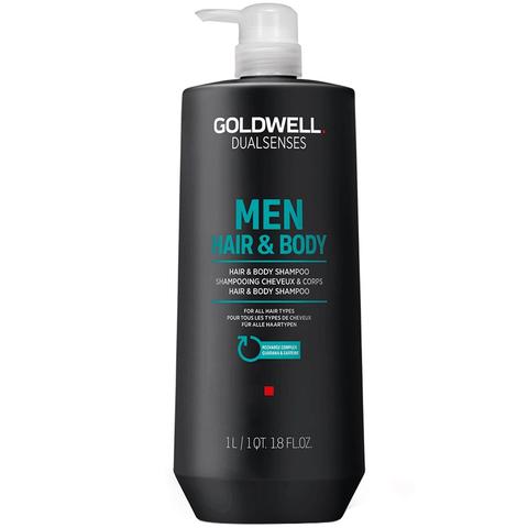 The Warehouse Salon Goldwell DualSenses Men Hair & Body Shampoo back view