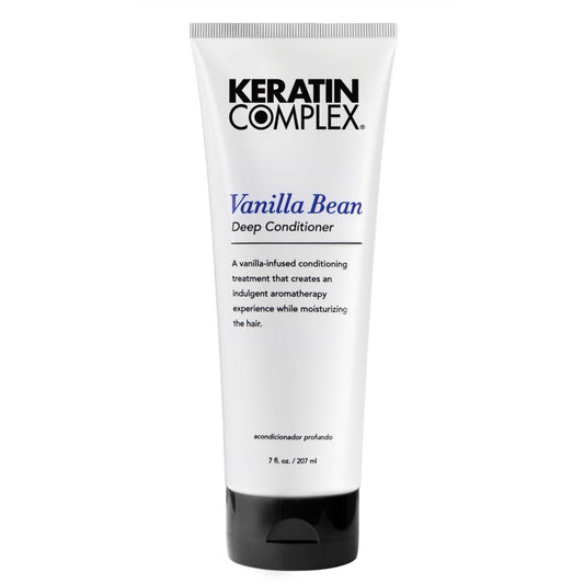 The Warehouse Salon Keratin Complex Vanilla Bean Deep Conditioner front view
