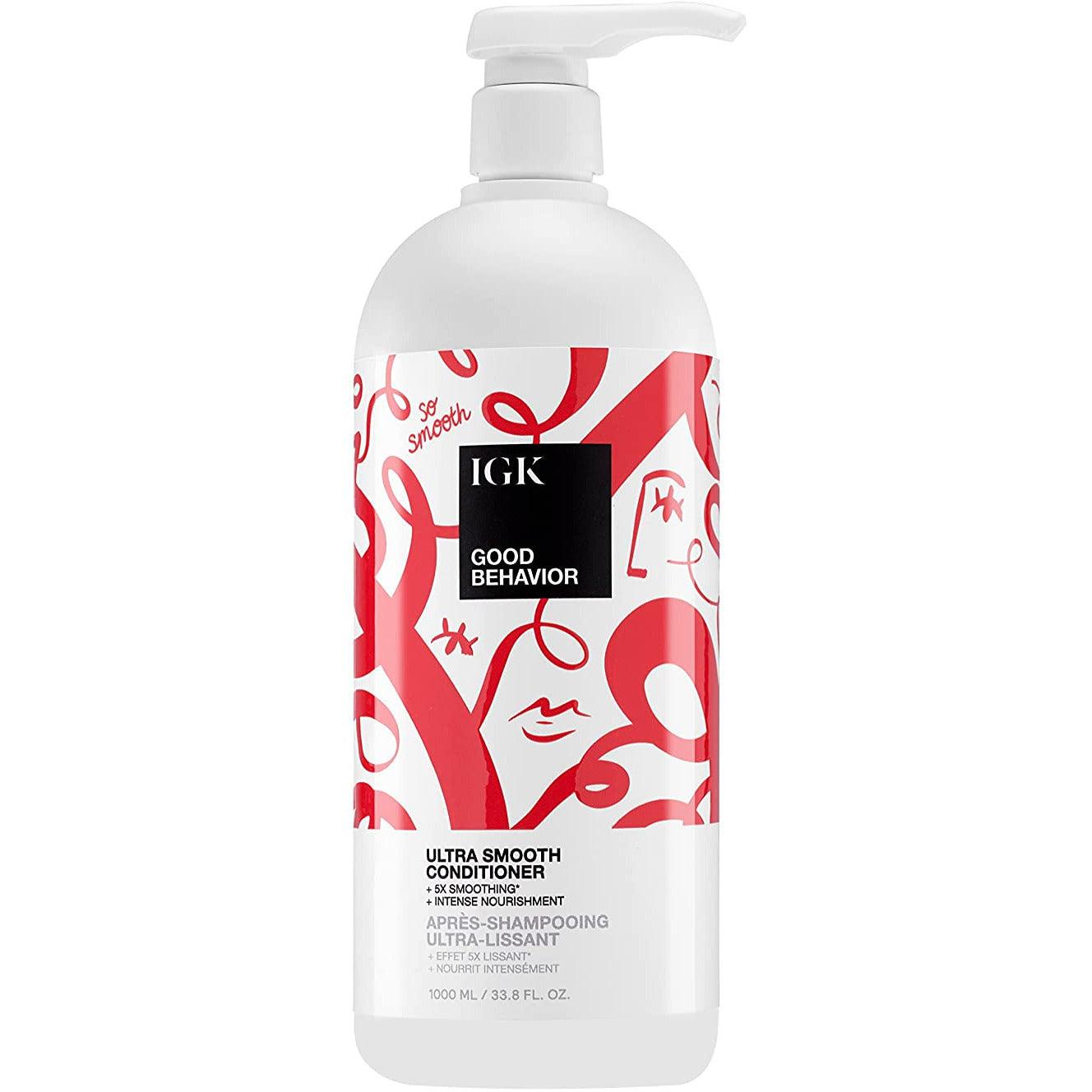 The Warehouse Salon IGK GOOD BEHAVIOR Ultra Smooth Conditioner back view