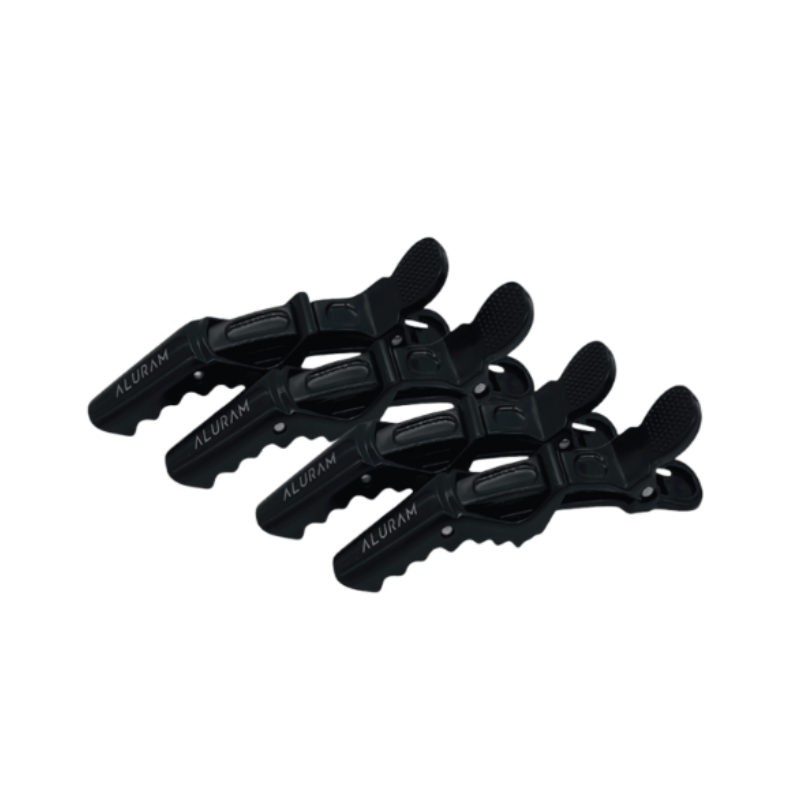 The Warehouse Salon Aluram Alligator Clips Black Pack of 4