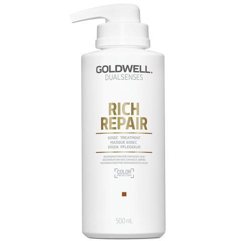 The Warehouse Salon Goldwell DualSenses Rich Repair 60 Sec Treatment back view
