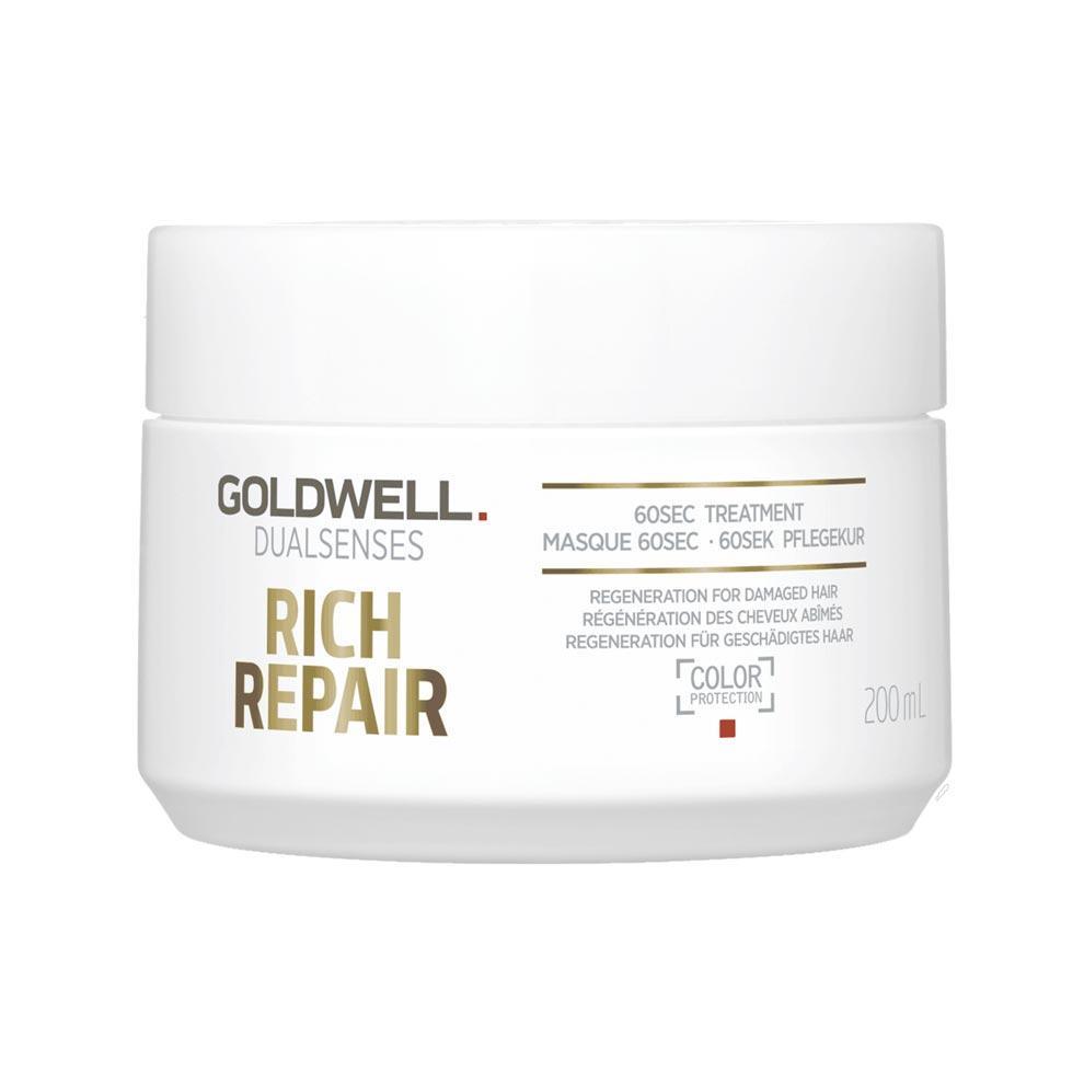 The Warehouse Salon Goldwell DualSenses Rich Repair 60 Sec Treatment front view