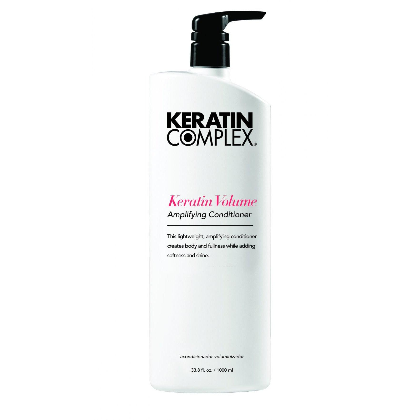 The Warehouse Salon Keratin Complex Volume Amplifying Conditioner back view