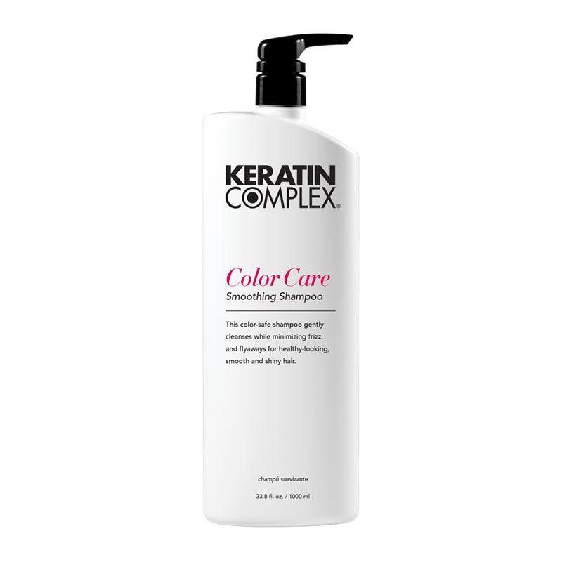The Warehouse Salon Keratin Complex Color Care Smoothing Shampoo back view