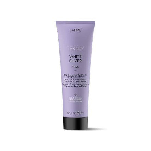 The Warehouse Salon Lakme Teknia White Silver Mask front view