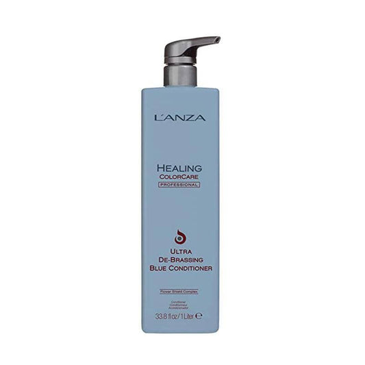 L'anza Healing Colorcare De-brassing Blue Conditioner-33.8 fl.oz- 