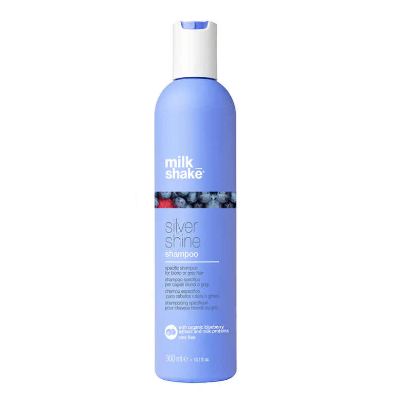 The Warehouse Salon Milk Shake Silver Shine Shampoo side view