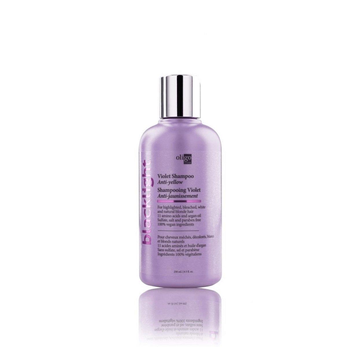 The Warehouse Salon Oligo Blacklight Violet Shampoo Anti-Yellow front view