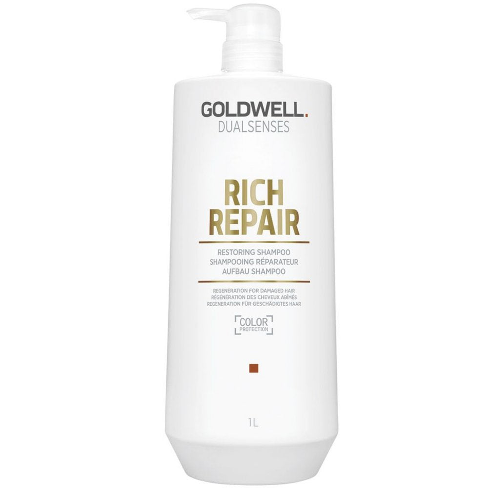 The Warehouse Salon Goldwell DualSenses Rich Repair Restoring Shampoo back view