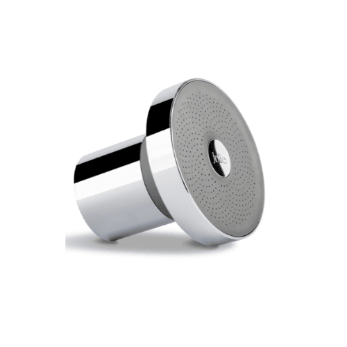 The Warehouse Salon Jolie Skin Co. Jolie Brushed Showerhead side view