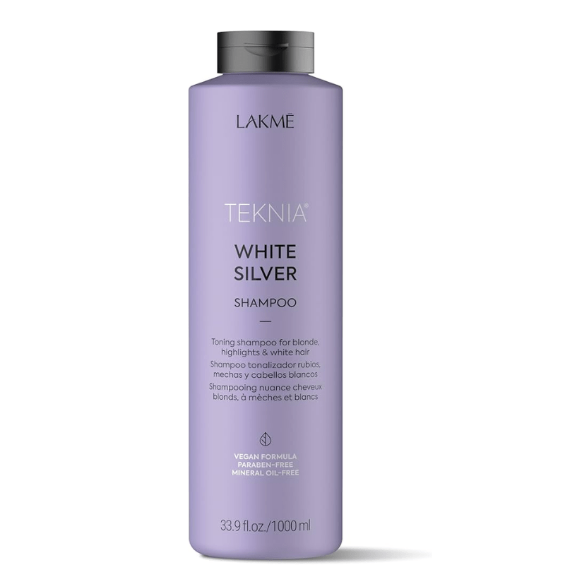 The Warehouse Salon Lakme Teknia White Silver Shampoo back view