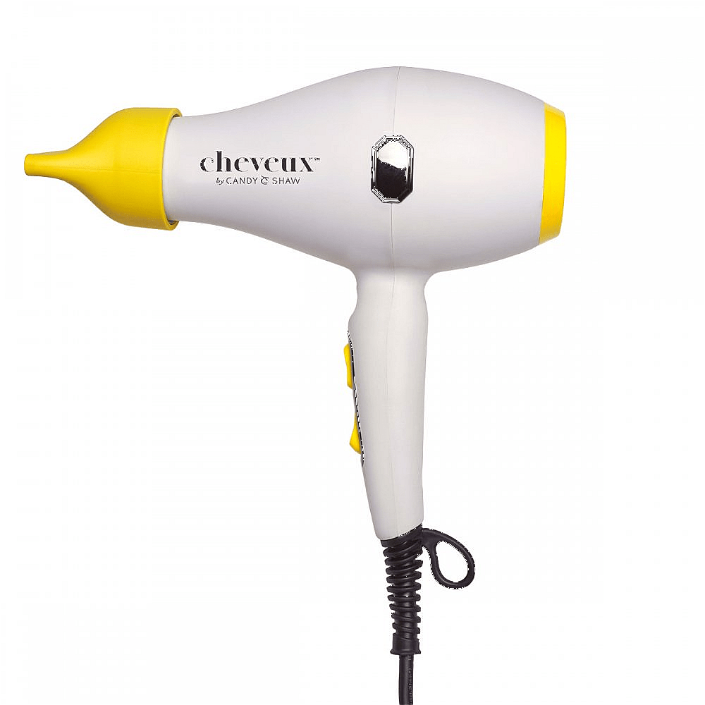 The Warehouse Salon Sunlights Cheveux Hair Dryer - White + Yellow